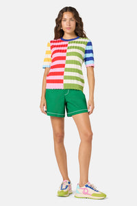 Gorman - Stripe Pop Knit Top - multi