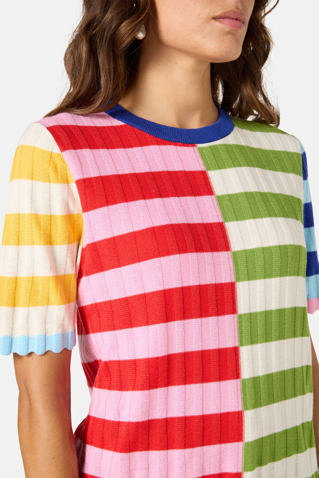 Gorman - Stripe Pop Knit Top - multi