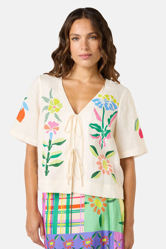 Gorman - Stencil Garden Print Shirt - print