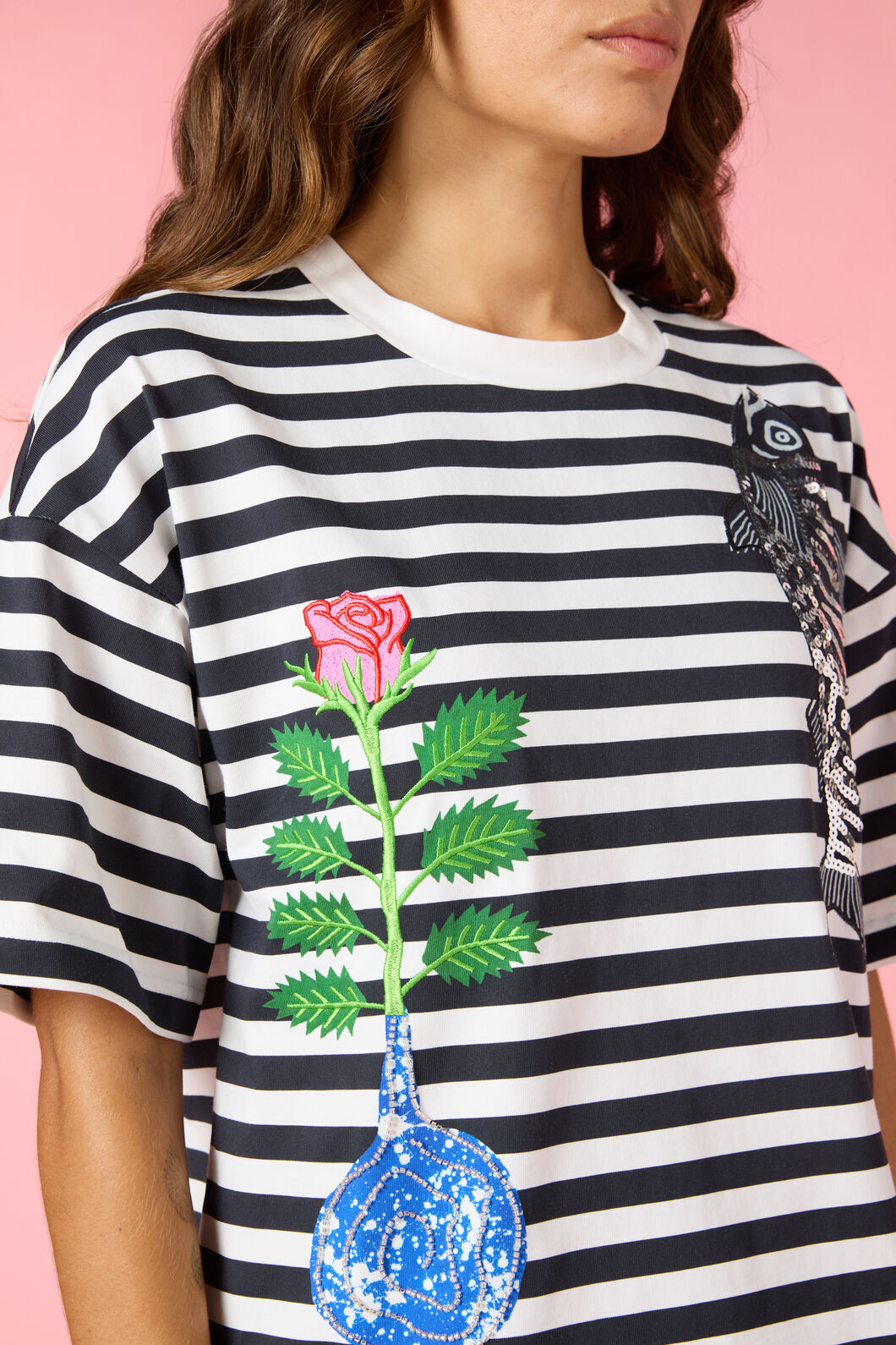 Gorman - Gone Fishing Print Relaxed Tee - stripe