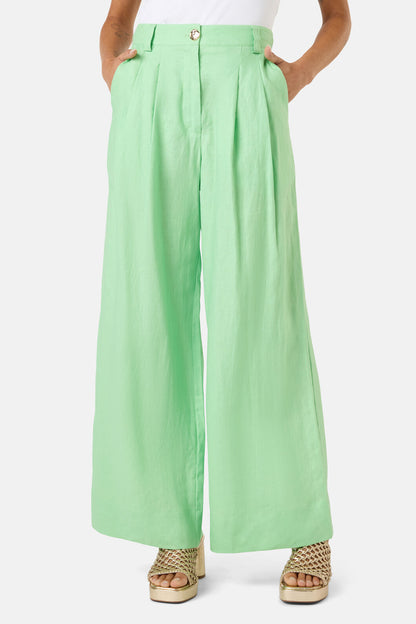 Gorman - Olivia Tailored Linen Pant - apple