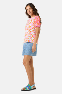Gorman - Fleur Rosa Print Classic Tee - print