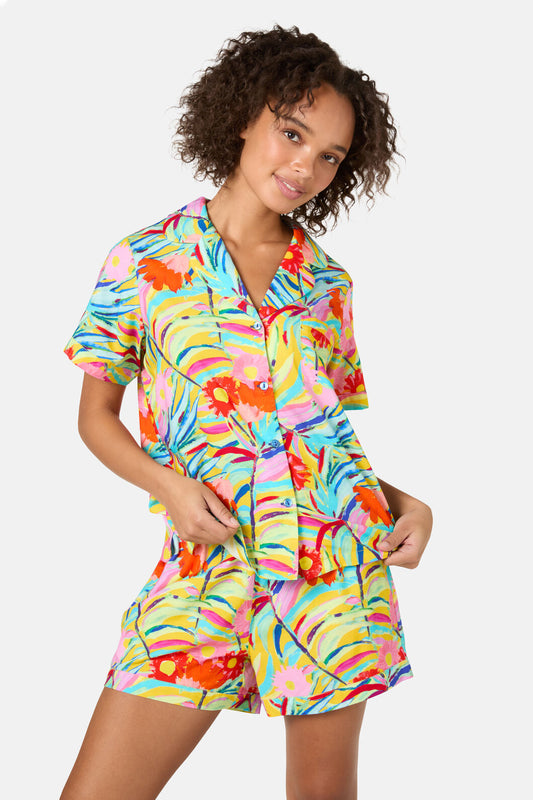 Gorman - Festive PJ Shorts Set - print