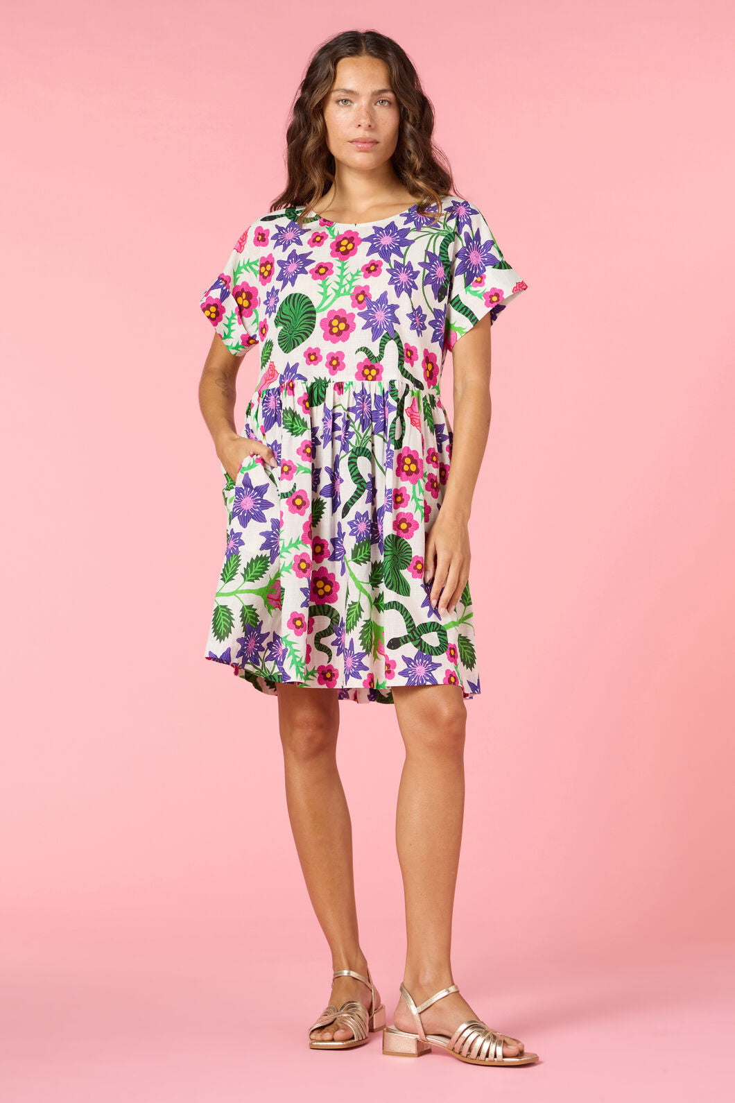 Gorman - Flowerful Print Smock Dress - print