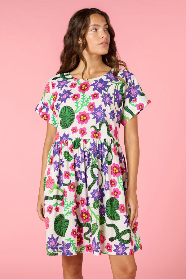 Gorman - Flowerful Print Smock Dress - print