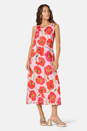 Gorman - Poppies Print Linen Dress - print