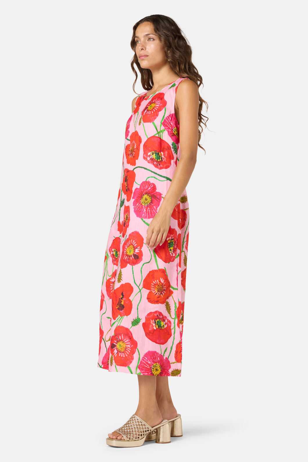 Gorman - Poppies Print Linen Dress - print
