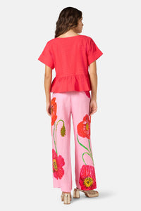 Gorman - Tomato Cotton Top - red