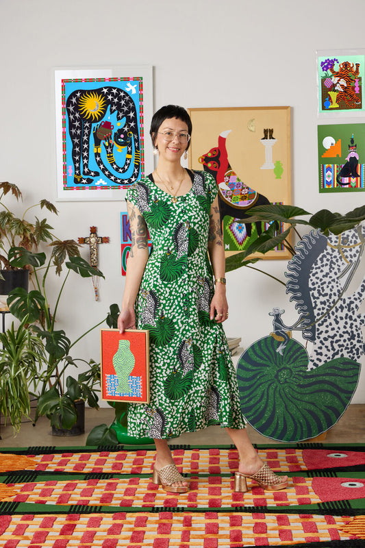 Gorman - Seahorse Tailored Midi Dress - print