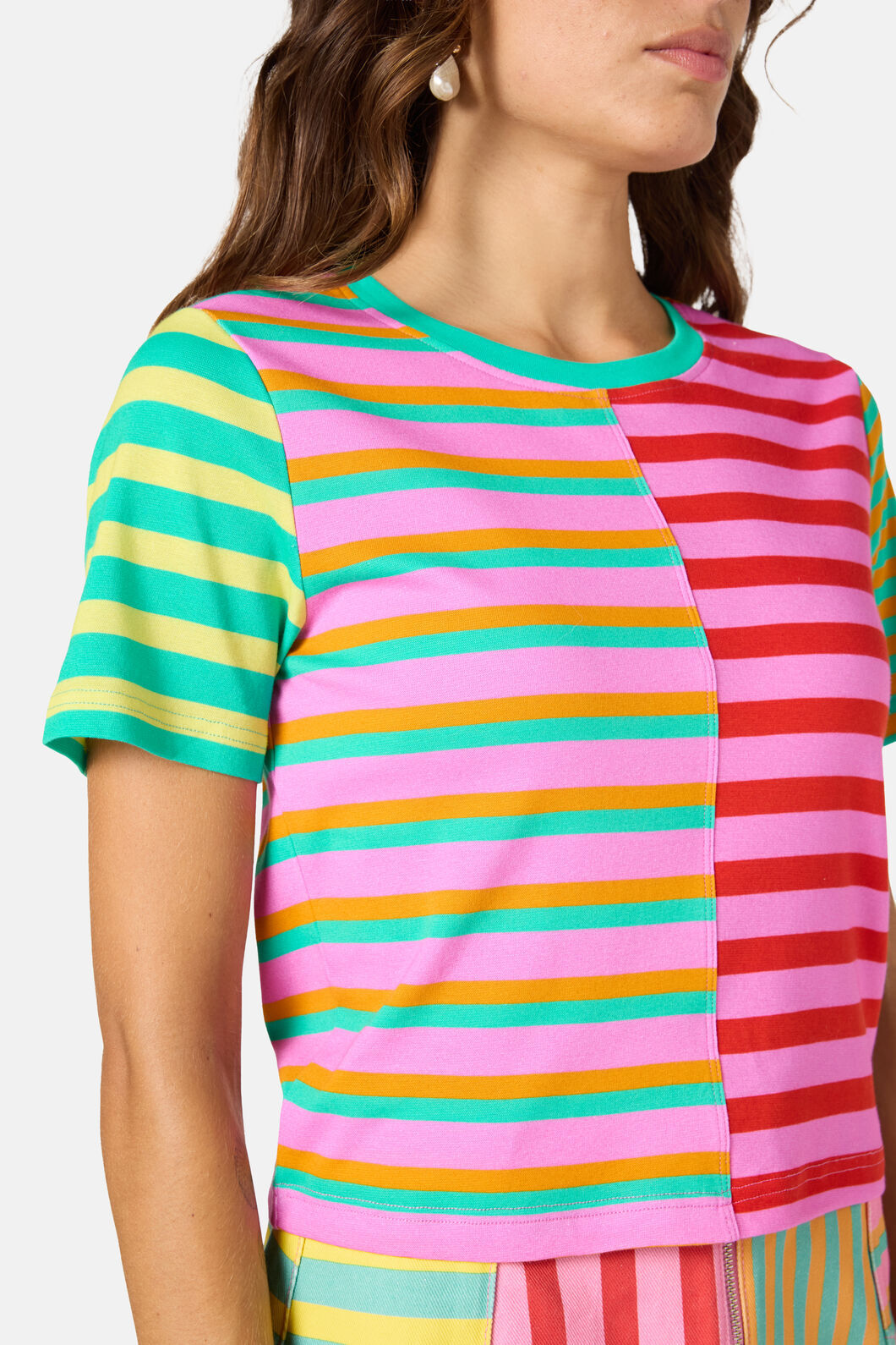 Gorman - Stripe Lover Crop Tee - print