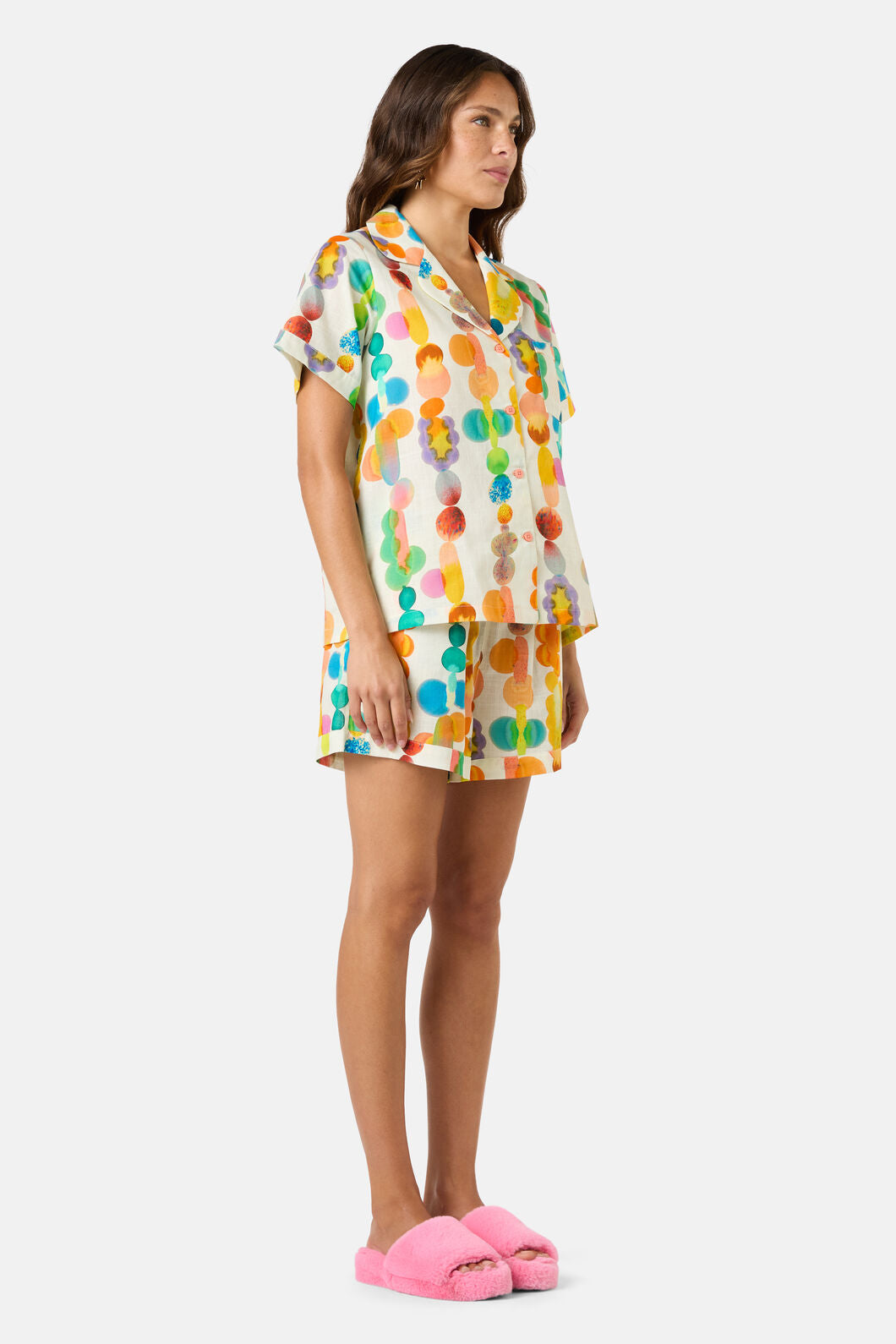 Gorman - Rainbow Drops Pj Shorts Set - print