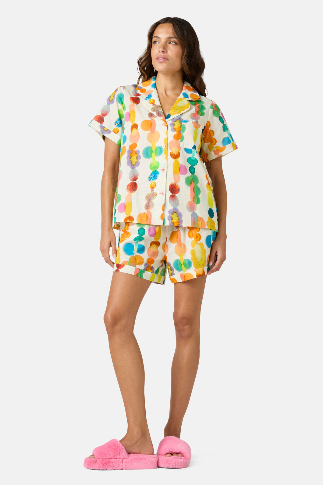 Gorman - Rainbow Drops Pj Shorts Set - print