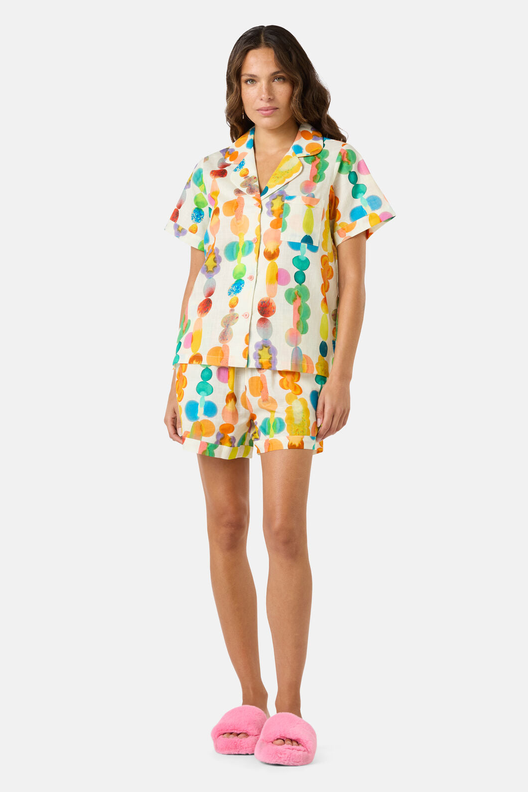 Gorman - Rainbow Drops Pj Shorts Set - print