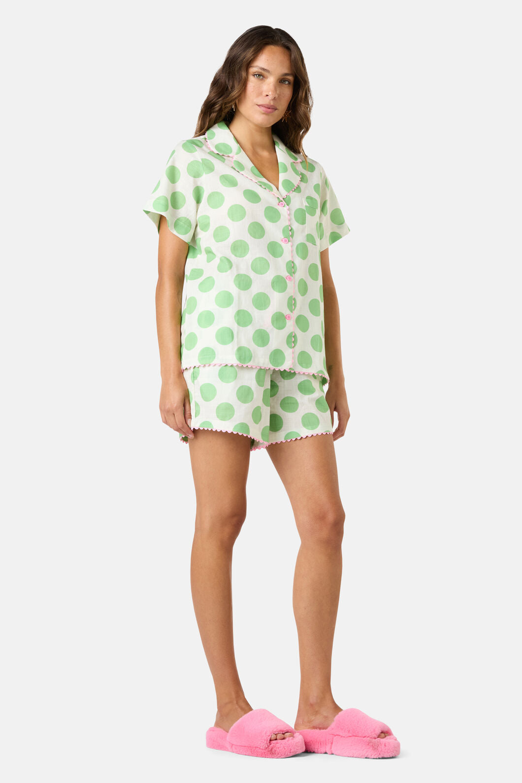 Gorman - Dot Dot Snooze Pj Shorts Set - print
