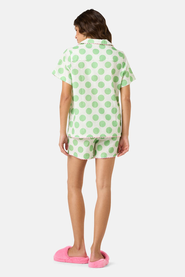 Gorman - Dot Dot Snooze Pj Shorts Set - print