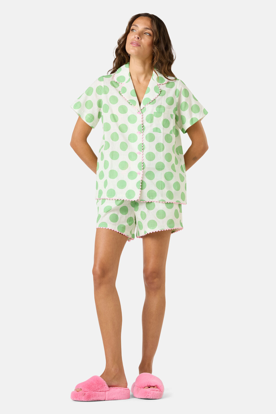 Gorman - Dot Dot Snooze Pj Shorts Set - print