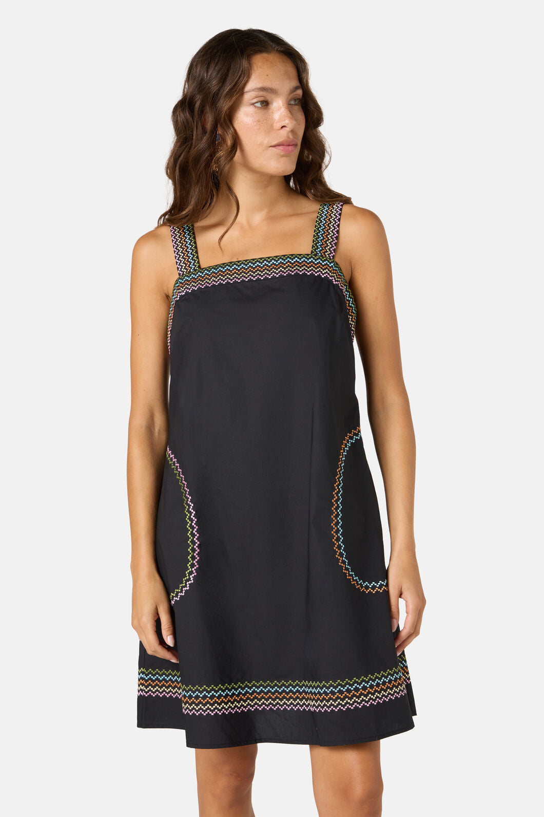 Gorman - Stitch Riff Swing Dress - navy