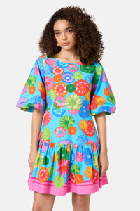 Gorman - Pressed Flower Short Dress - print