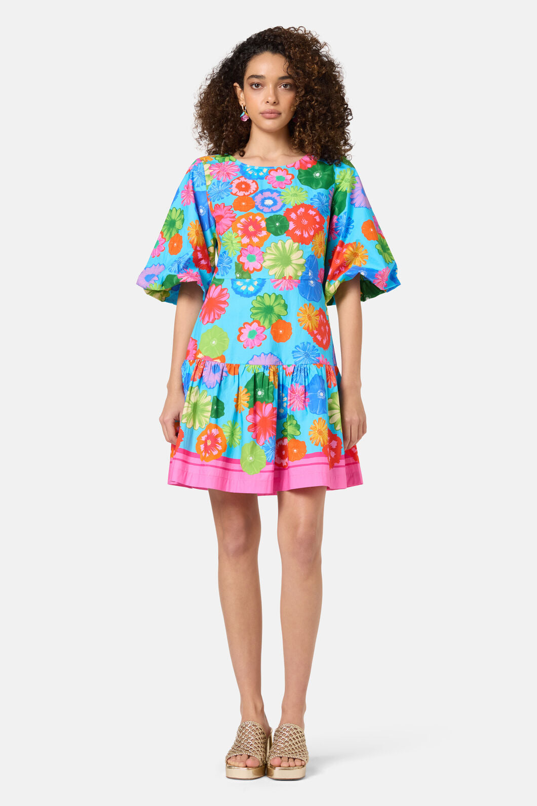 Gorman - Pressed Flower Short Dress - print