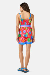 Gorman - Pressed Flower Cotton Playsuit - print