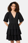 Gorman - Party People Ruffle Dress - black