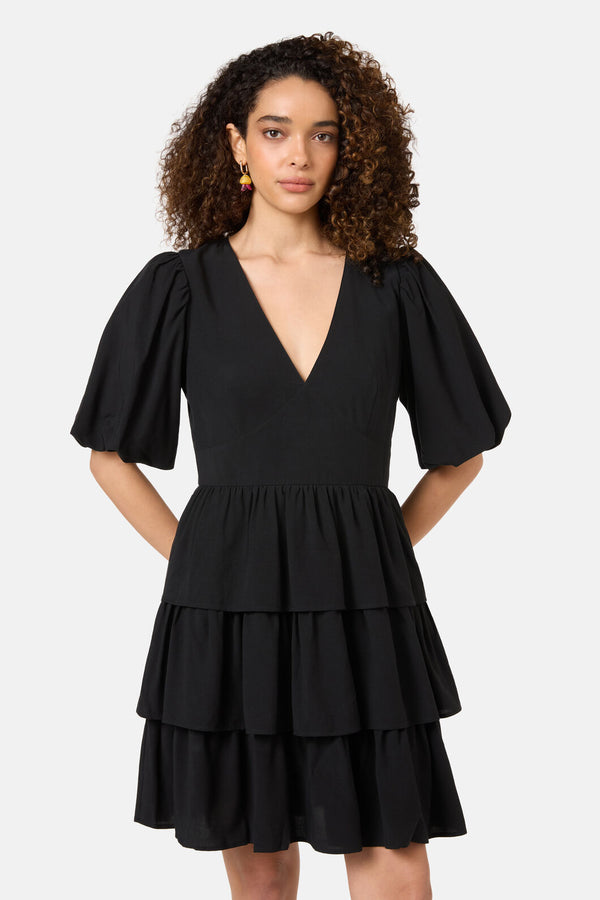 Gorman - Party People Ruffle Dress - black