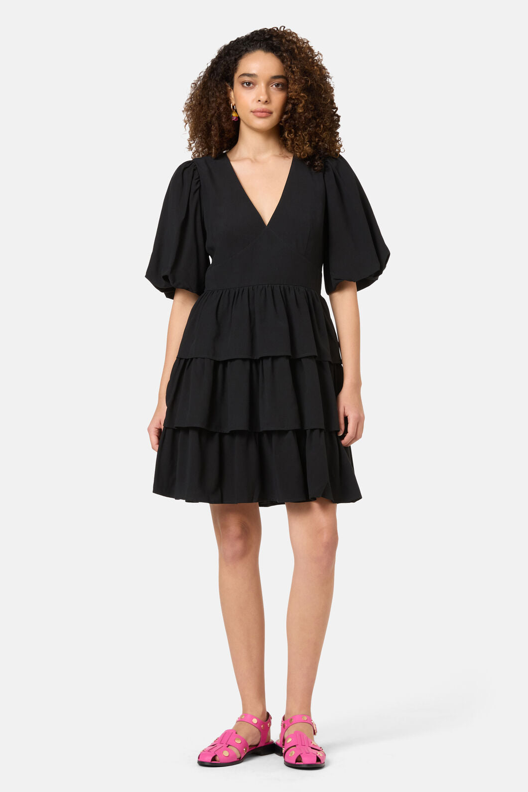 Gorman - Party People Ruffle Dress - black