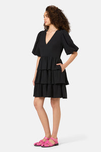 Gorman - Party People Ruffle Dress - black