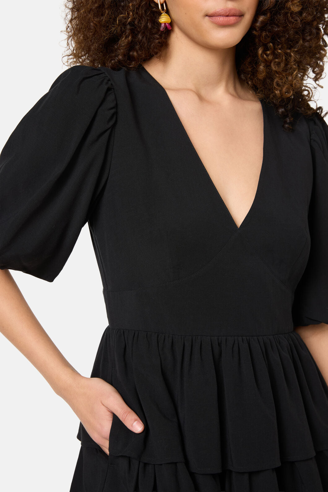 Gorman - Party People Ruffle Dress - black