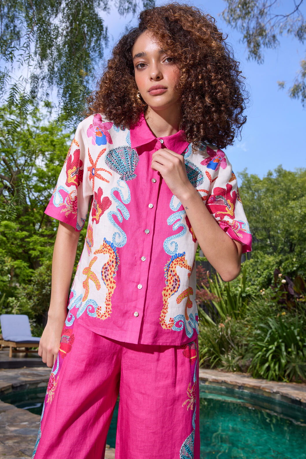 Gorman - Mermaid Resort Print Shirt - print