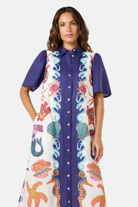Gorman - Mermaid Vacation Midi Dress - print