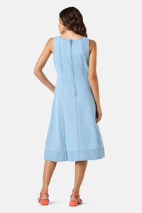 Gorman - Sweetheart Denim Midi Dress - denim