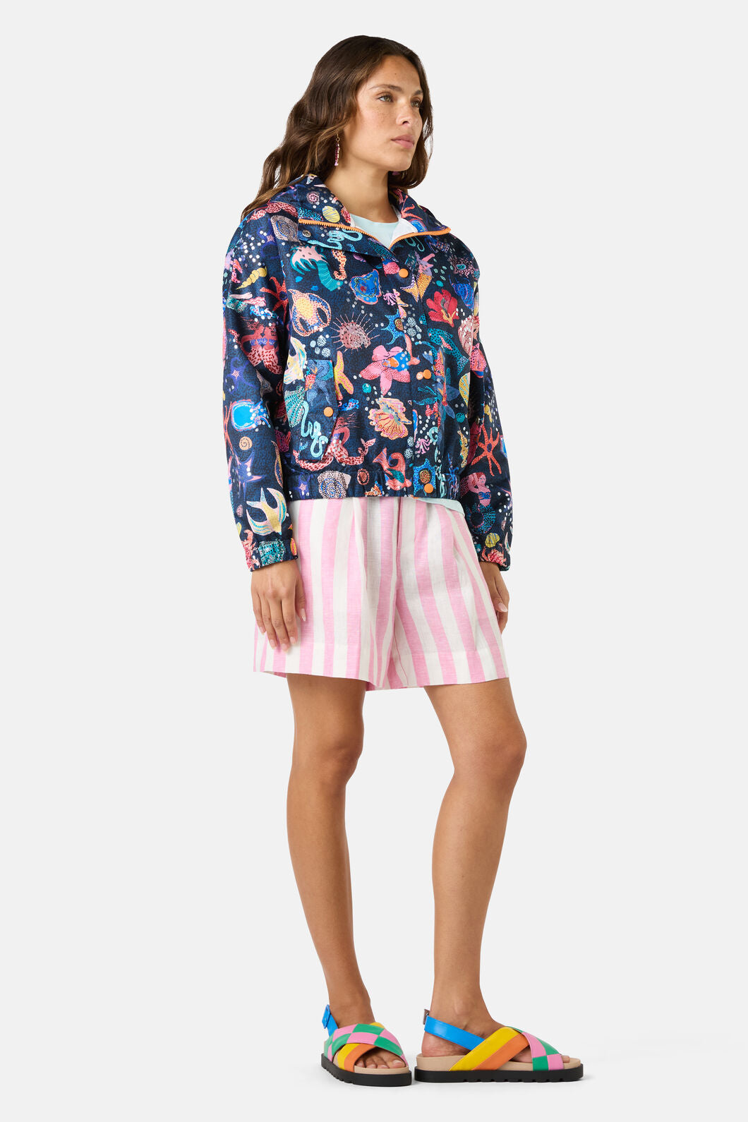 Gorman - Mermaid Print Raincoat - print