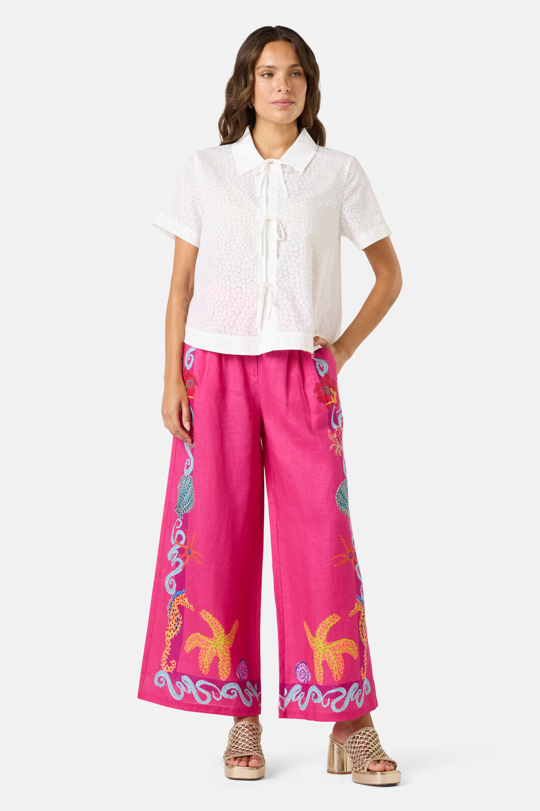 Gorman - Sea Bubbles Shirt - white