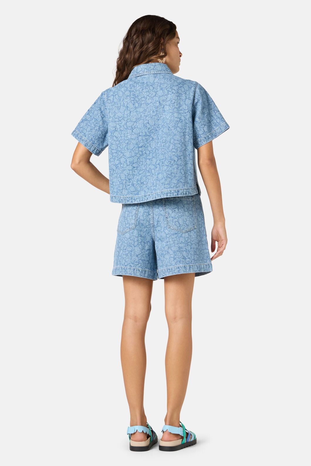 Gorman - Sea Bubbles Denim Shirt - print