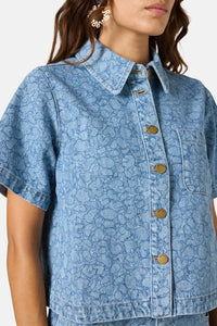Gorman - Sea Bubbles Denim Shirt - print