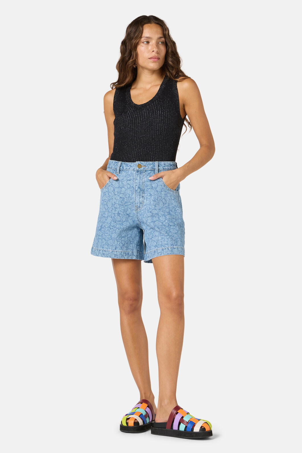 Gorman - Sea Bubbles Denim Short - print