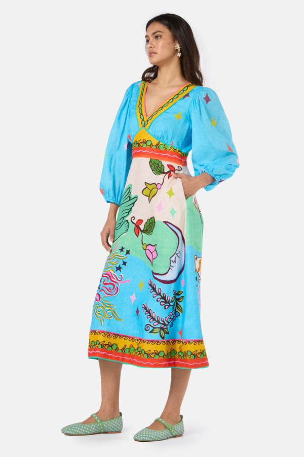 Gorman - Good Fortune Party Dress - print