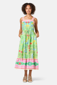 Gorman - Botanica Linen Long Dress - print