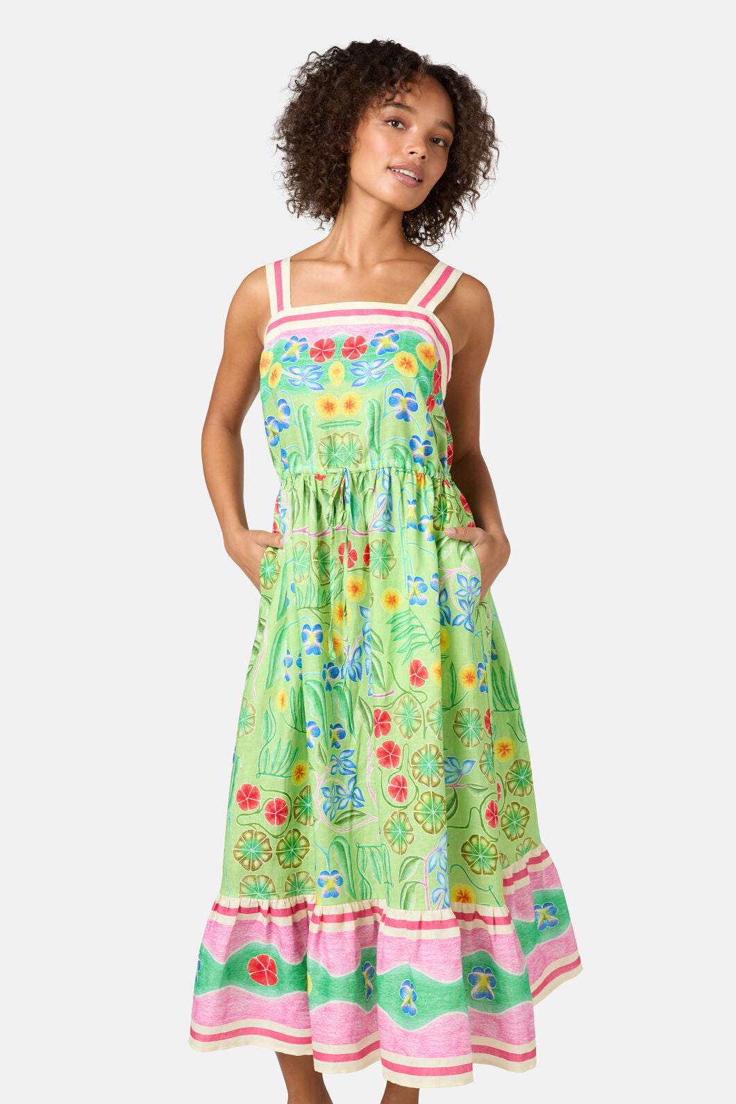 Botanica Linen Long Dress AU Botanica Linen Long Dress AU