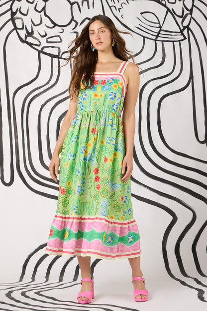 Gorman - Botanica Linen Long Dress - print