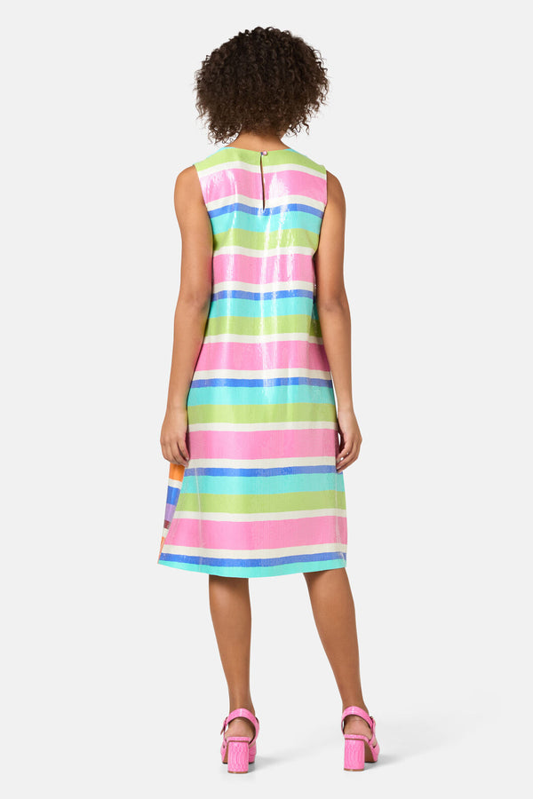 gorman sequin dress Holiday Stripe Sequin Dress Gorman