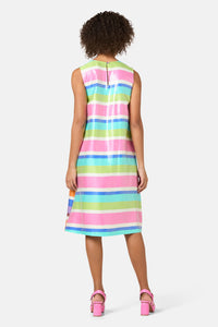 Gorman - Holiday Stripe Sequin Dress - print