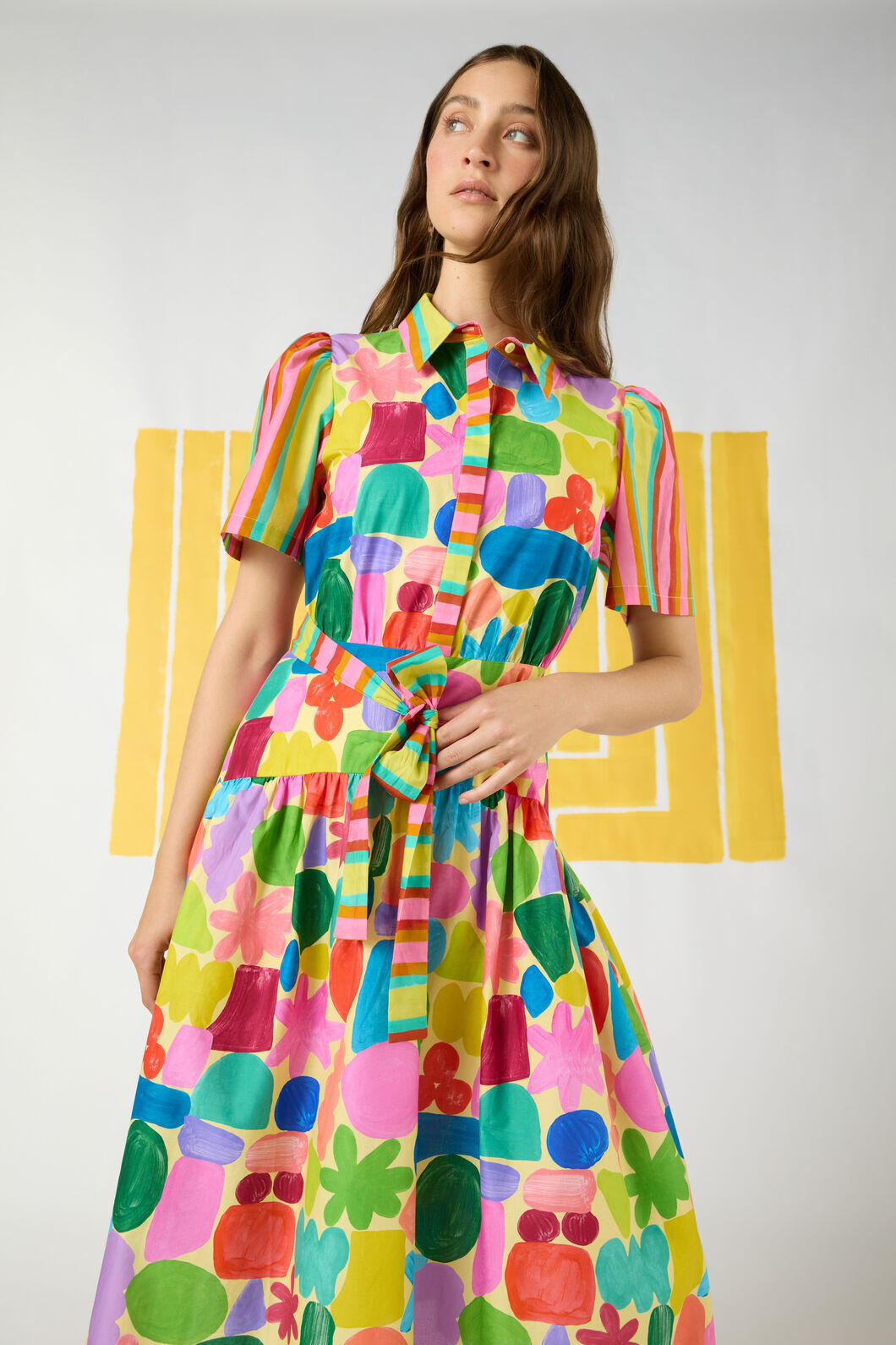 Gorman - Stamp Your Feet Print Shirt Dress - print