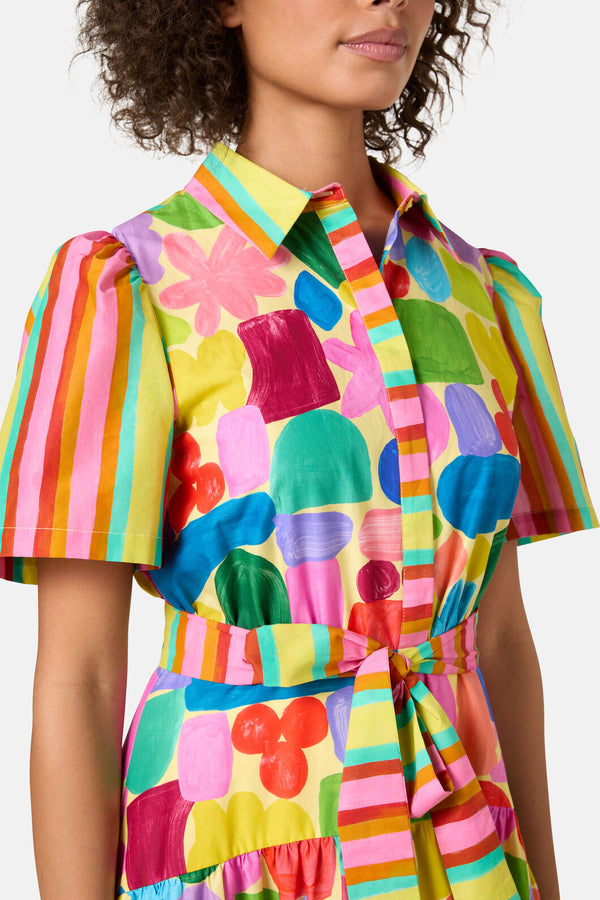 Gorman - Stamp Your Feet Print Shirt Dress - print