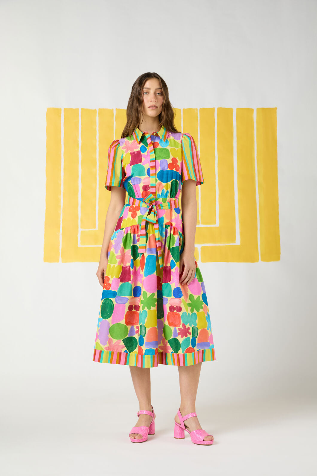 Gorman - Stamp Your Feet Print Shirt Dress - print