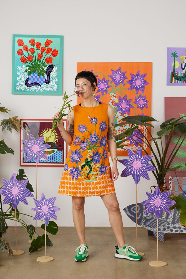 Gorman - Serpent's Bloom Shift Dress - print