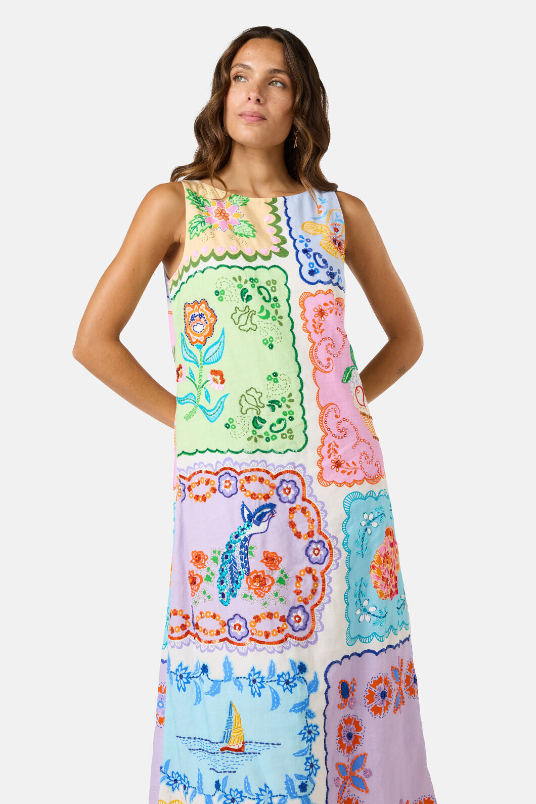 Gorman - Short Stitch Shift Dress - print