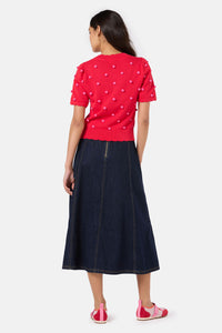 Gorman - Spotty Summer Cardigan - red