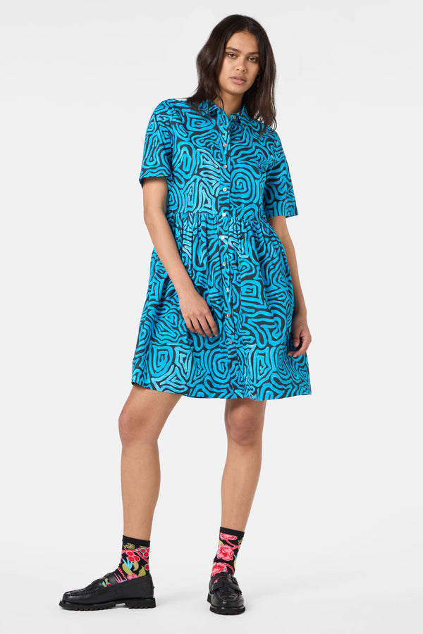 Gorman - Swirl Harvest Shirt Dress - print